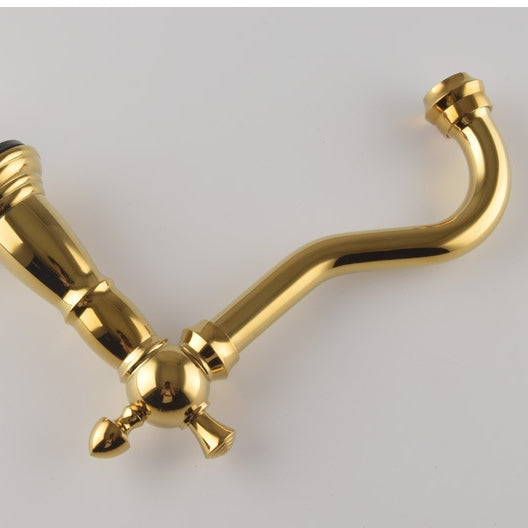 Marcelli Vintage Brass Double-Handle Bathroom Faucet for 3-Hole Sink | Lersk