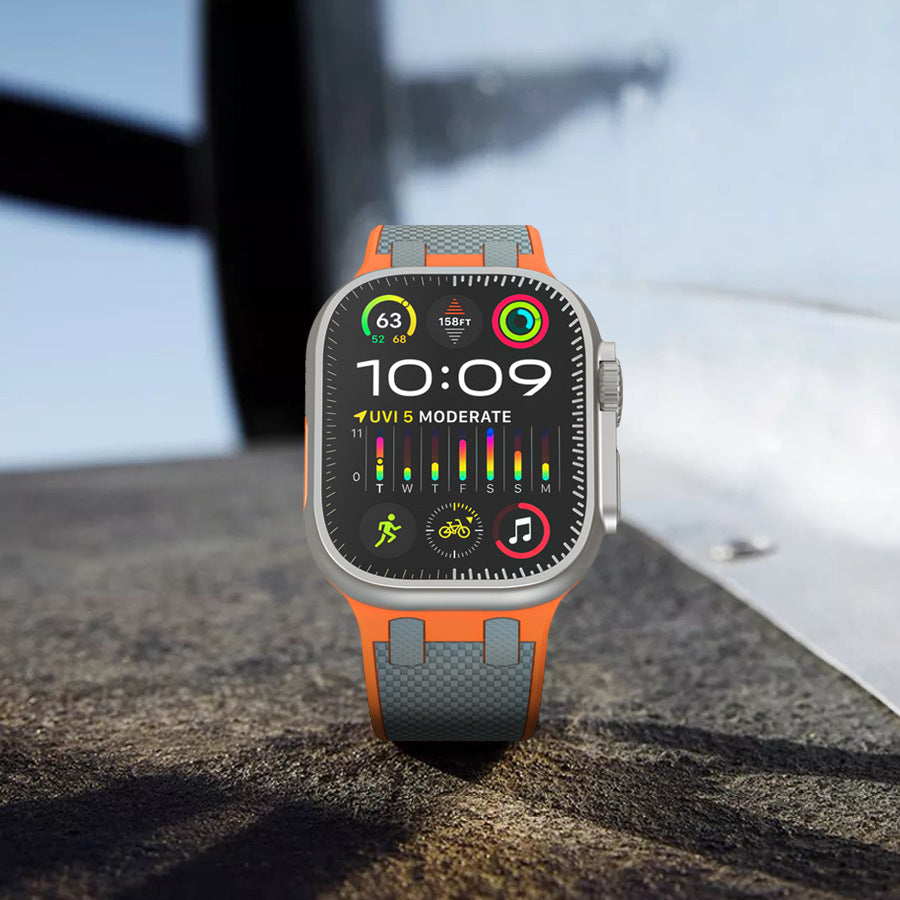Kivra Dual-Tone Silikonarmband für Apple Watch | Lersk