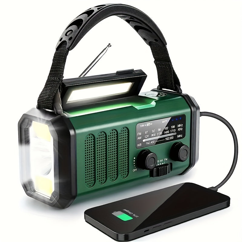 Rádio de Emergência TheSandsberg NL com Carregamento USB, Lanterna, para Caminhantes | Lersk