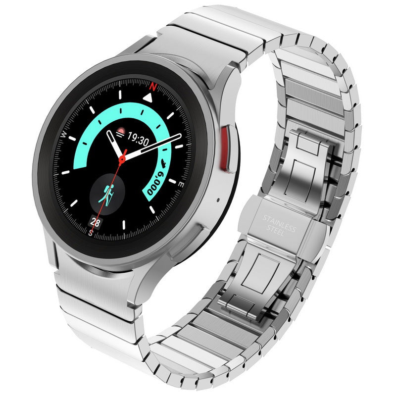Stainless Steel Butterfly Clasp Band Compatible With Samsung Galaxy Watch 4/5/6/7 Pro | Lersk