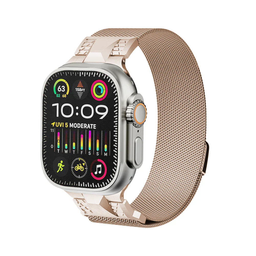 Ardento Milan Magnetisk Metalrem til Apple Watch | Lersk