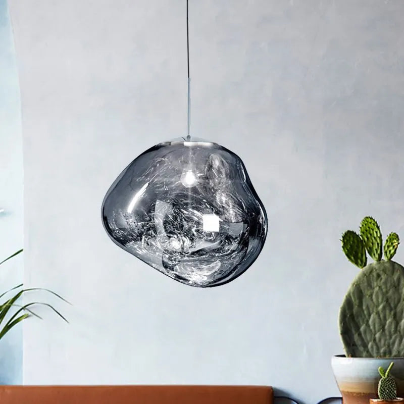 Lampade a sospensione AstraLuma Lava con finitura in vetro a quattro colori | Lersk