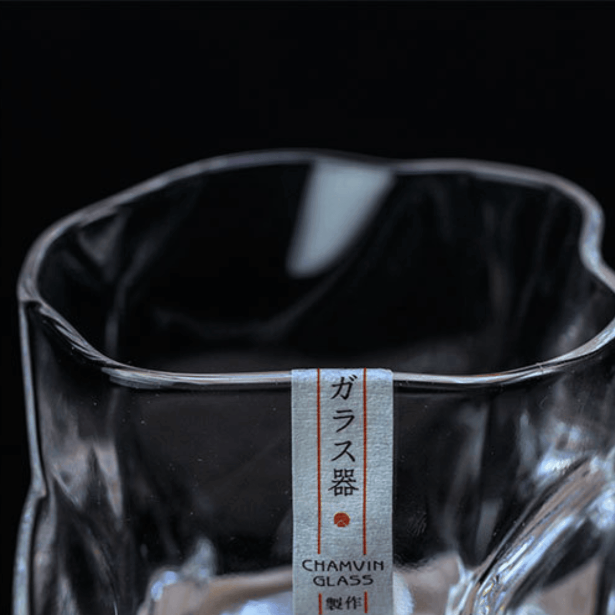 Kairo Glassworks Edo Kiriko Crumple Whisky Glass Artisan