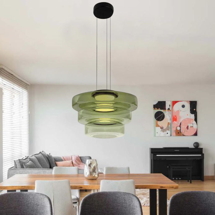 Asteron glaspendel i Bauhaus-stil loftlampe | Lersk
