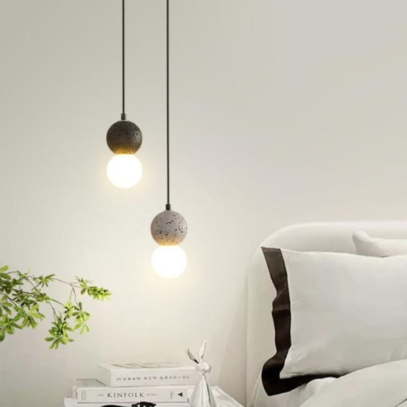 AureliaHalo Glass LED Pendant Light with Modern Glow | Lersk