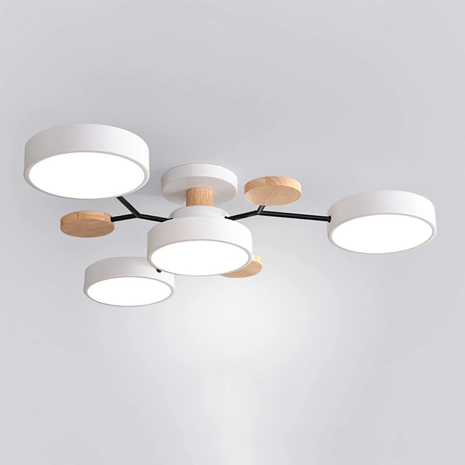 Żyrandol Marenco Round Iron LED do salonu i jadalni | Lersk