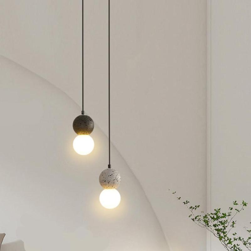 AureliaHalo Glass LED Pendant Light with Modern Glow | Lersk