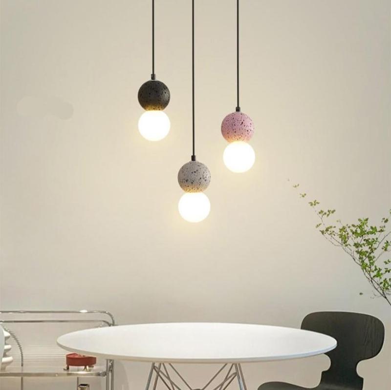 AureliaHalo Glass LED Pendant Light with Modern Glow | Lersk