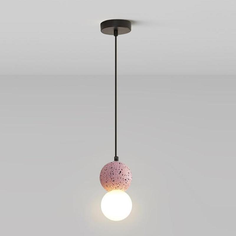 AureliaHalo Glass LED Pendant Light with Modern Glow | Lersk