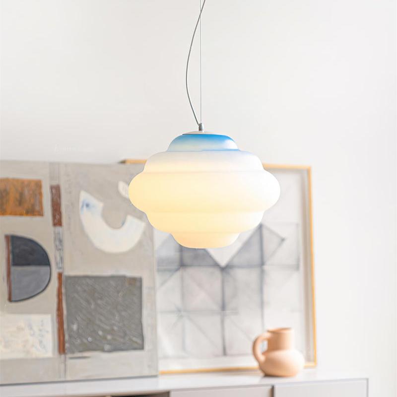 Závěsná lampa AuroraHue Gradient s matným sklem pro atmosféru | Lersk