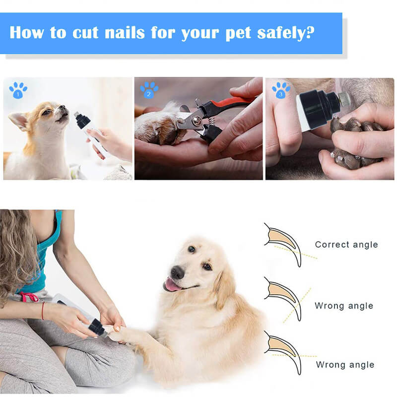 PawEase Quiet Electric Nail Grinder For Dogs And Cats | Lersk