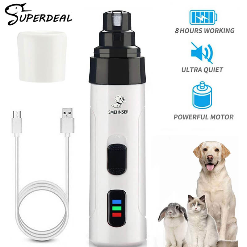 PawEase Quiet Electric Nail Grinder For Dogs And Cats | Lersk