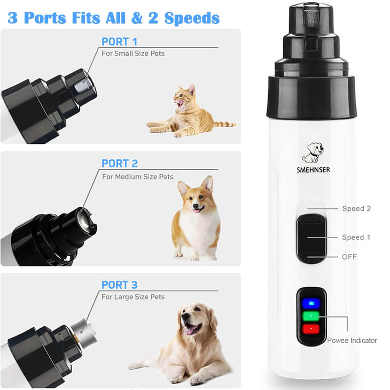PawEase Quiet Electric Nail Grinder For Dogs And Cats | Lersk