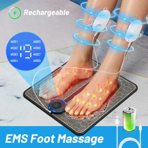 StrideEase EMS Foot Massager Pad | Deep Tissue Relief | Lersk