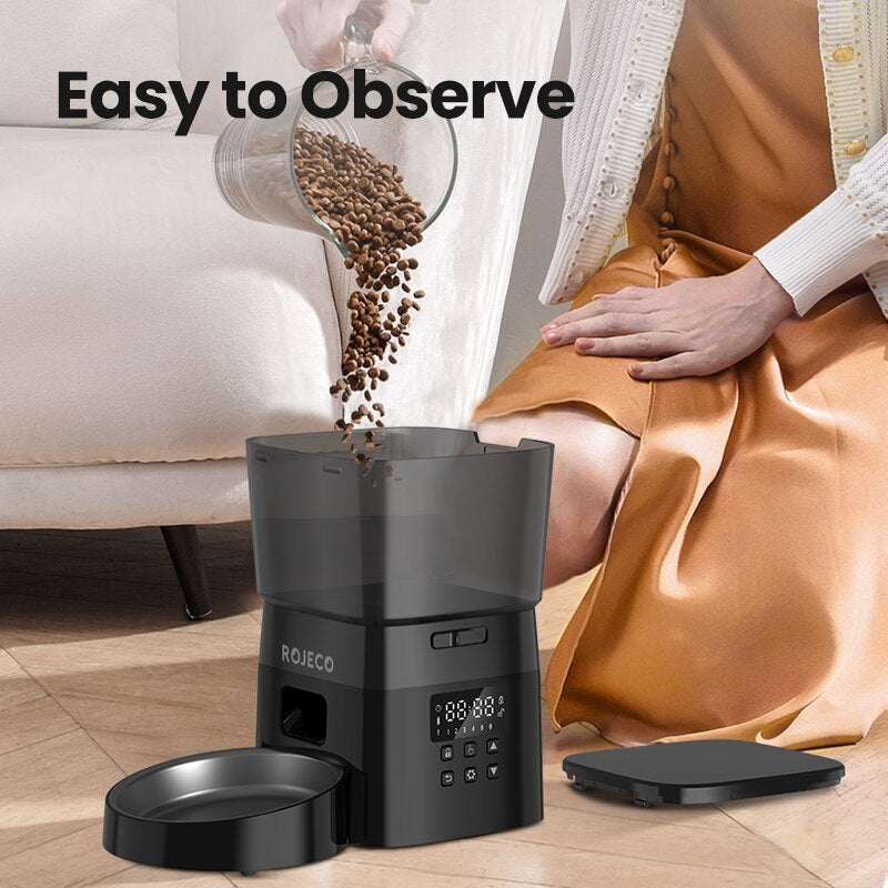 Pawlynx Automatic Timed Dog And Cat Feeder With Anti-Jam | Lersk