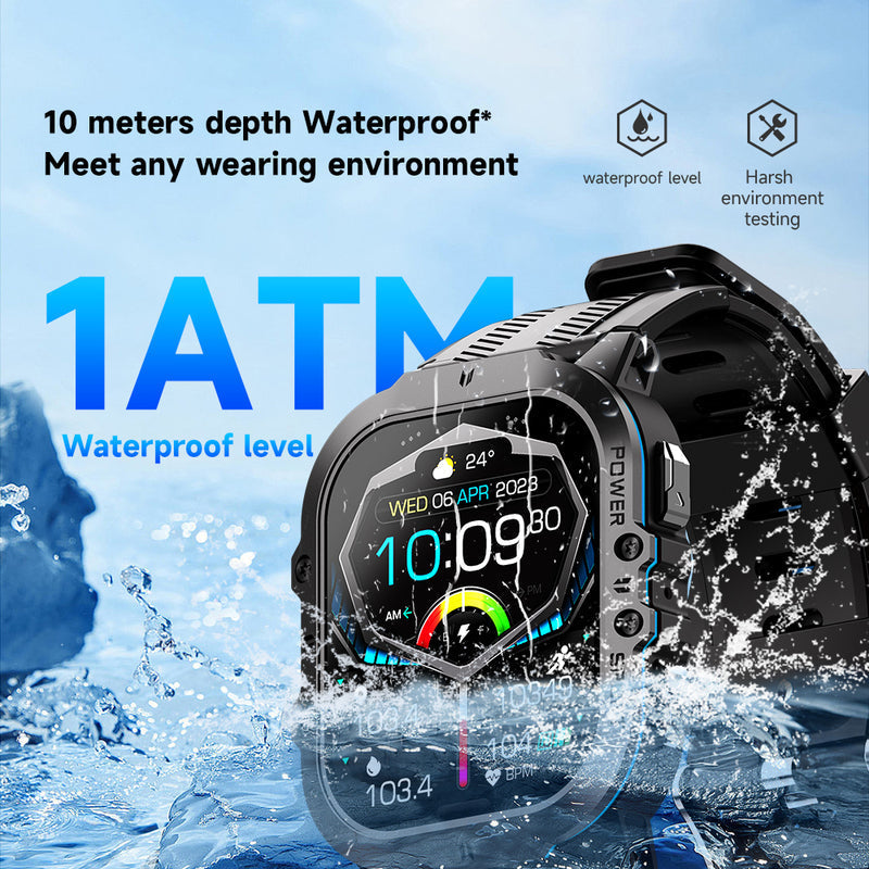 Marinex Swim Smartwatch: Tracker Fitness Resistente all'Acqua e Durevole per Nuotatori | Lersk