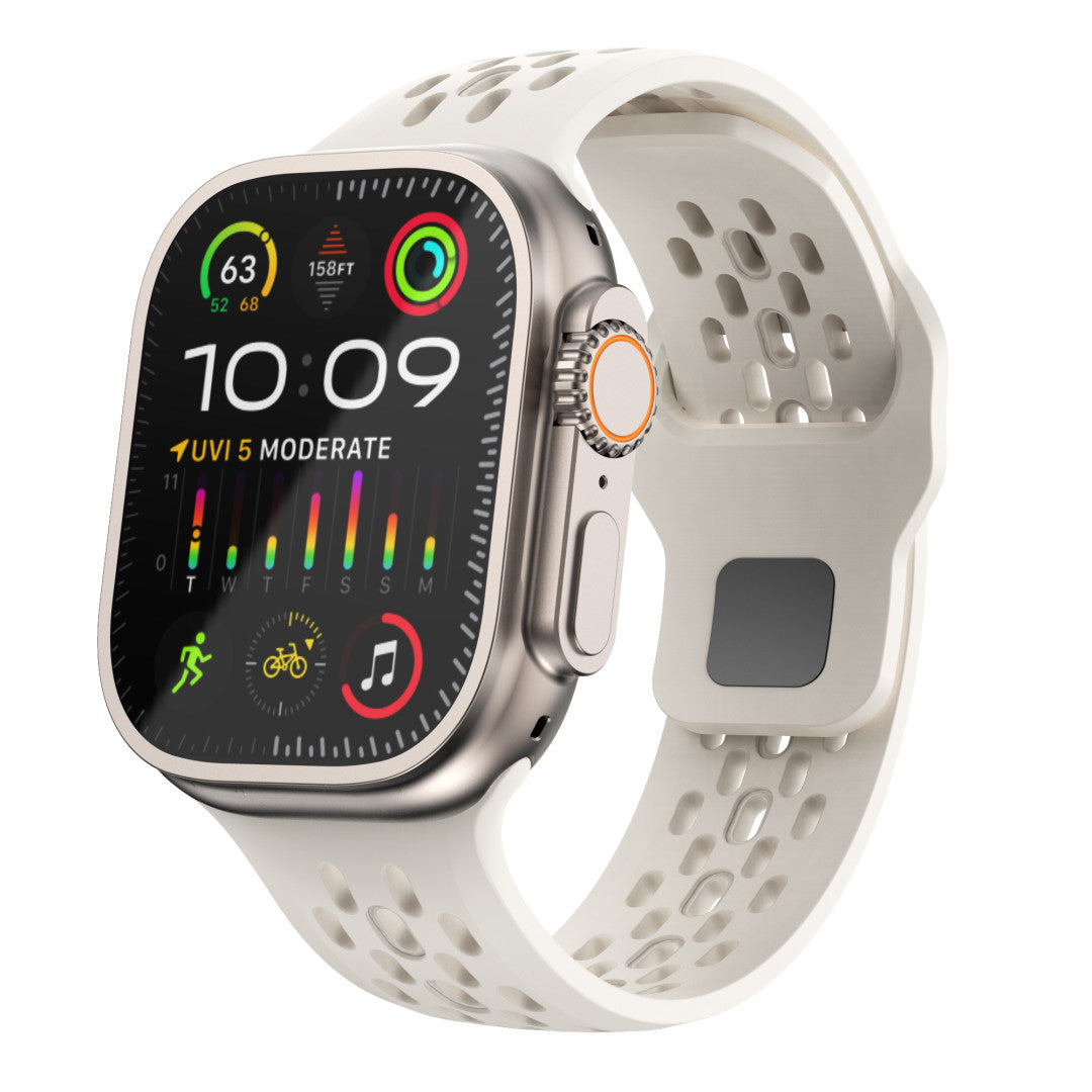 Bracelet en caoutchouc FKM respirant Aeris pour Apple Watch | Lersk