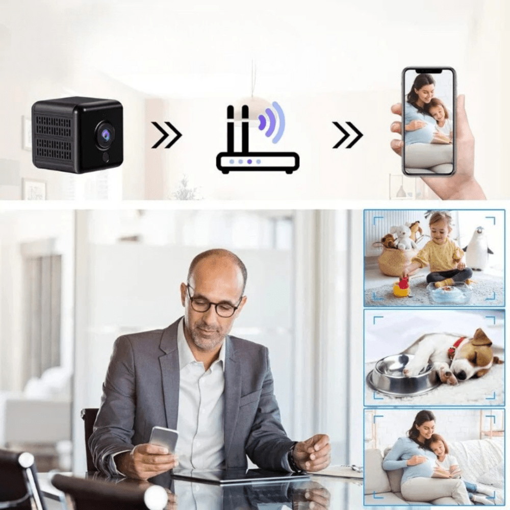 Mini Indoor Wireless Security Camera With Motion Detection And WiFi | Lersk