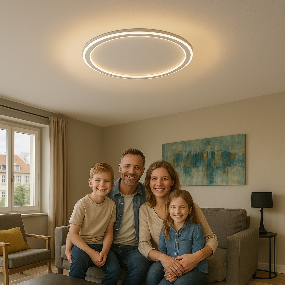 SkagaNova Nordic Dimmable Led Ceiling Light In Warm White | Lersk