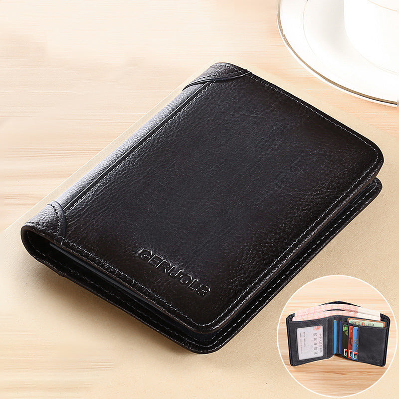 Carteras Antirrobo Simples para Hombres, Estilo Atemporal y Utilidad Diaria para Esenciales Cotidianos | Lersk