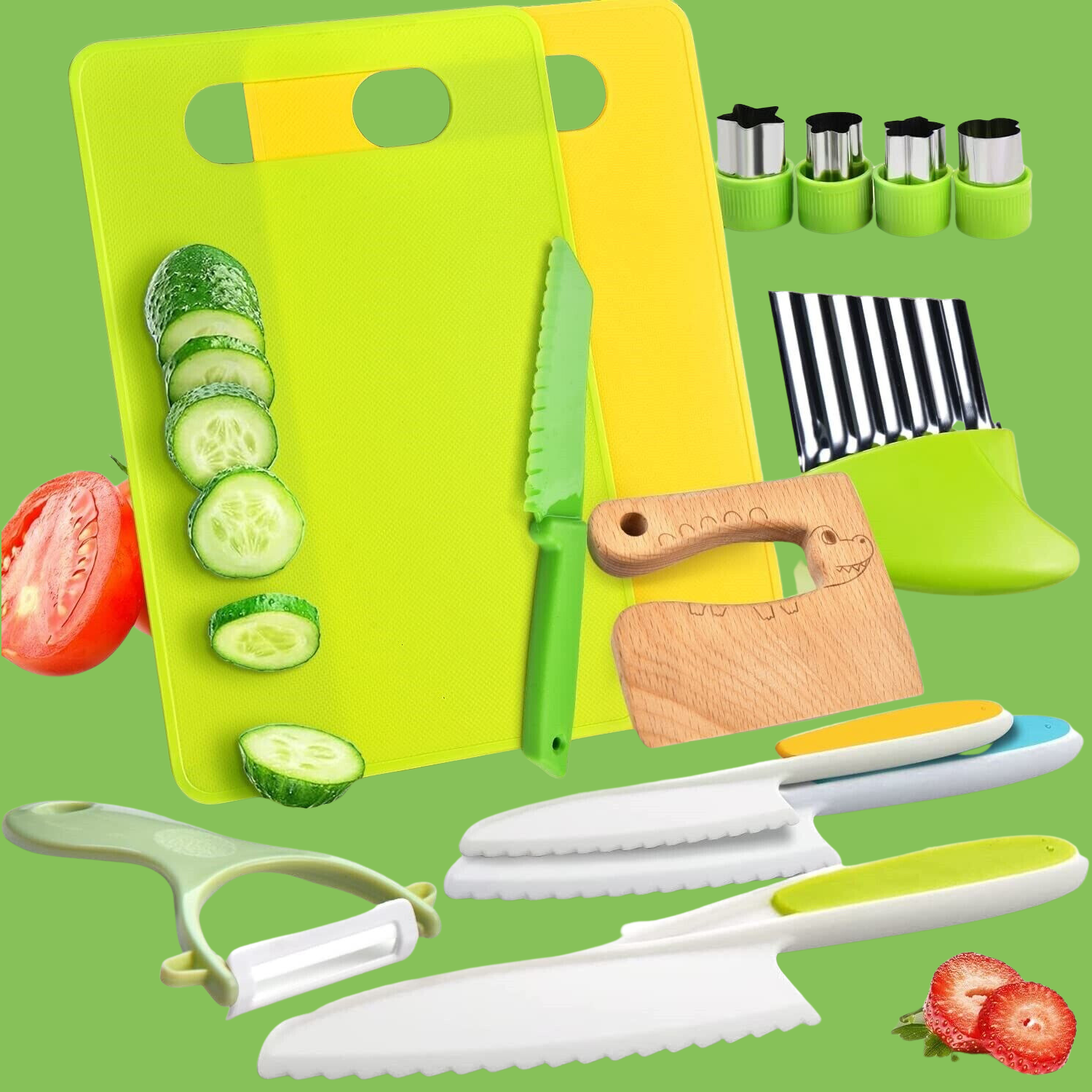 Set de Bucătărie Sigură KidoChef pentru Copii Kit Distractiv de Gătit | Lersk