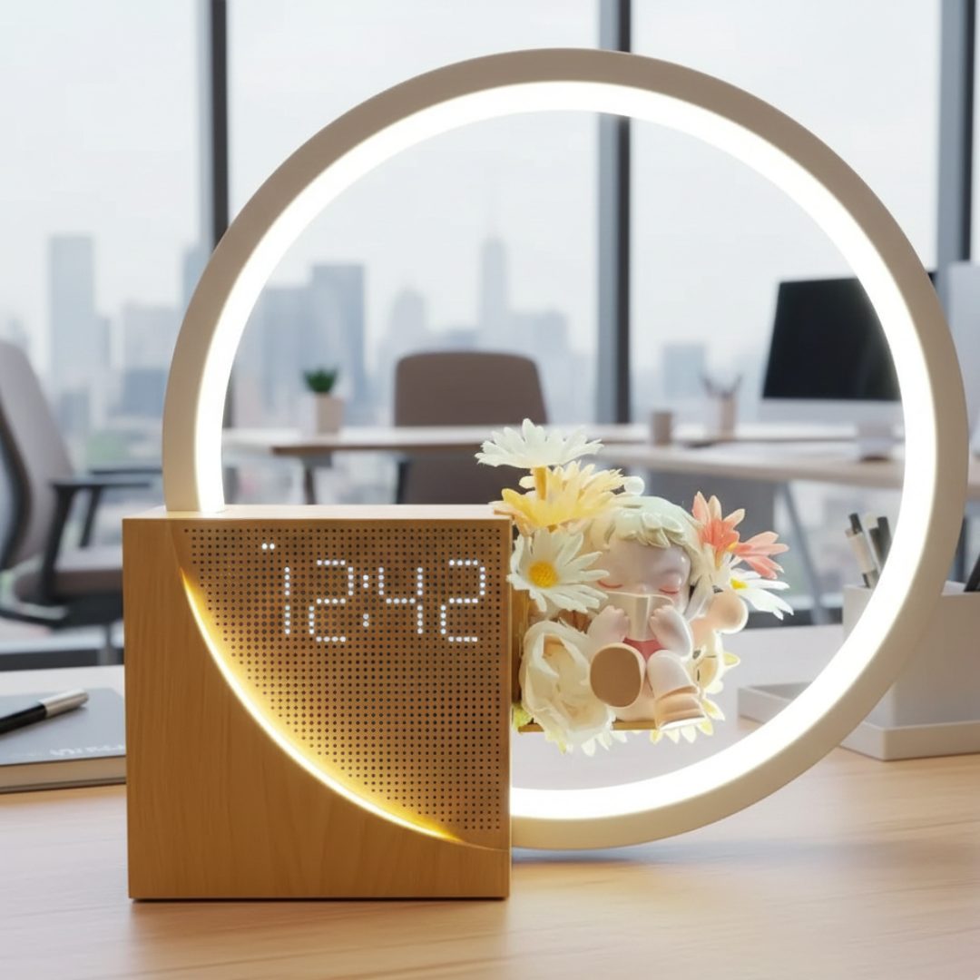 Lampada da comodino touch con rumore bianco per il sonno in camera da letto | Lersk