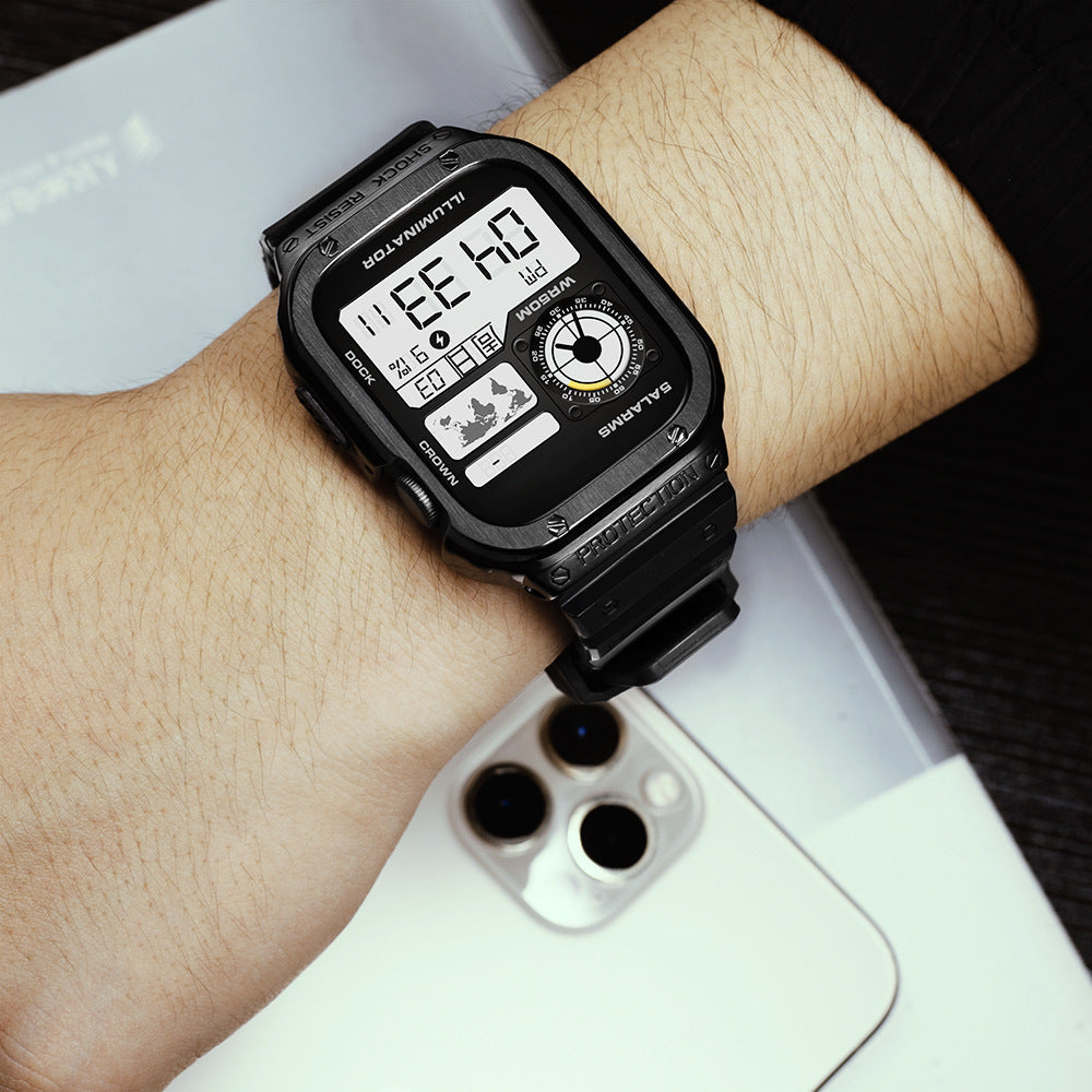 Kirrea Silicone Watch Strap With Stainless Steel Case For Apple Watch | Lersk