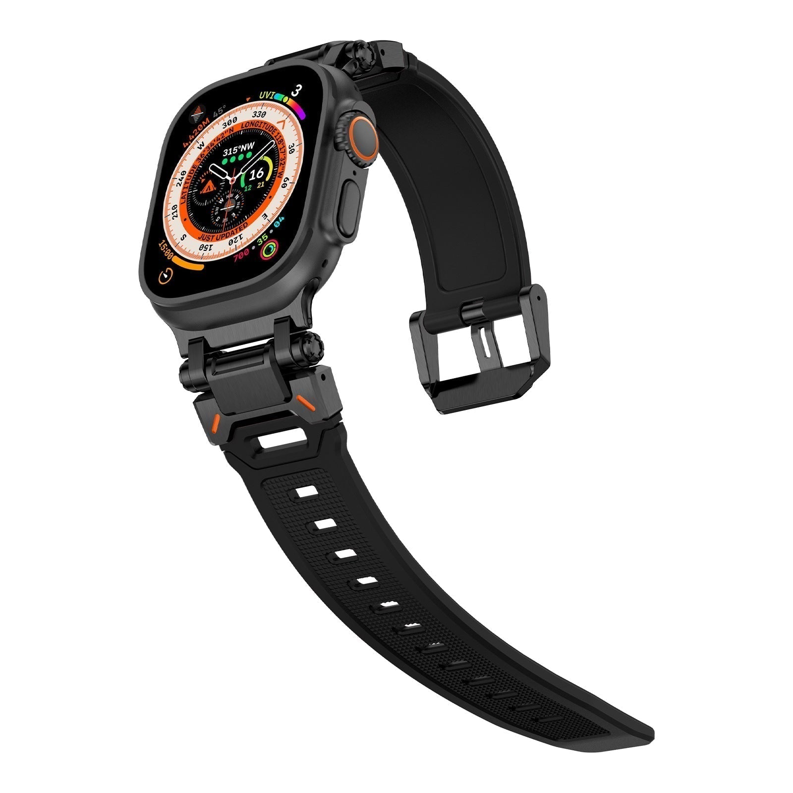Trailborn | Tactical Fluoro Rubber Band for Apple Watch | Lersk