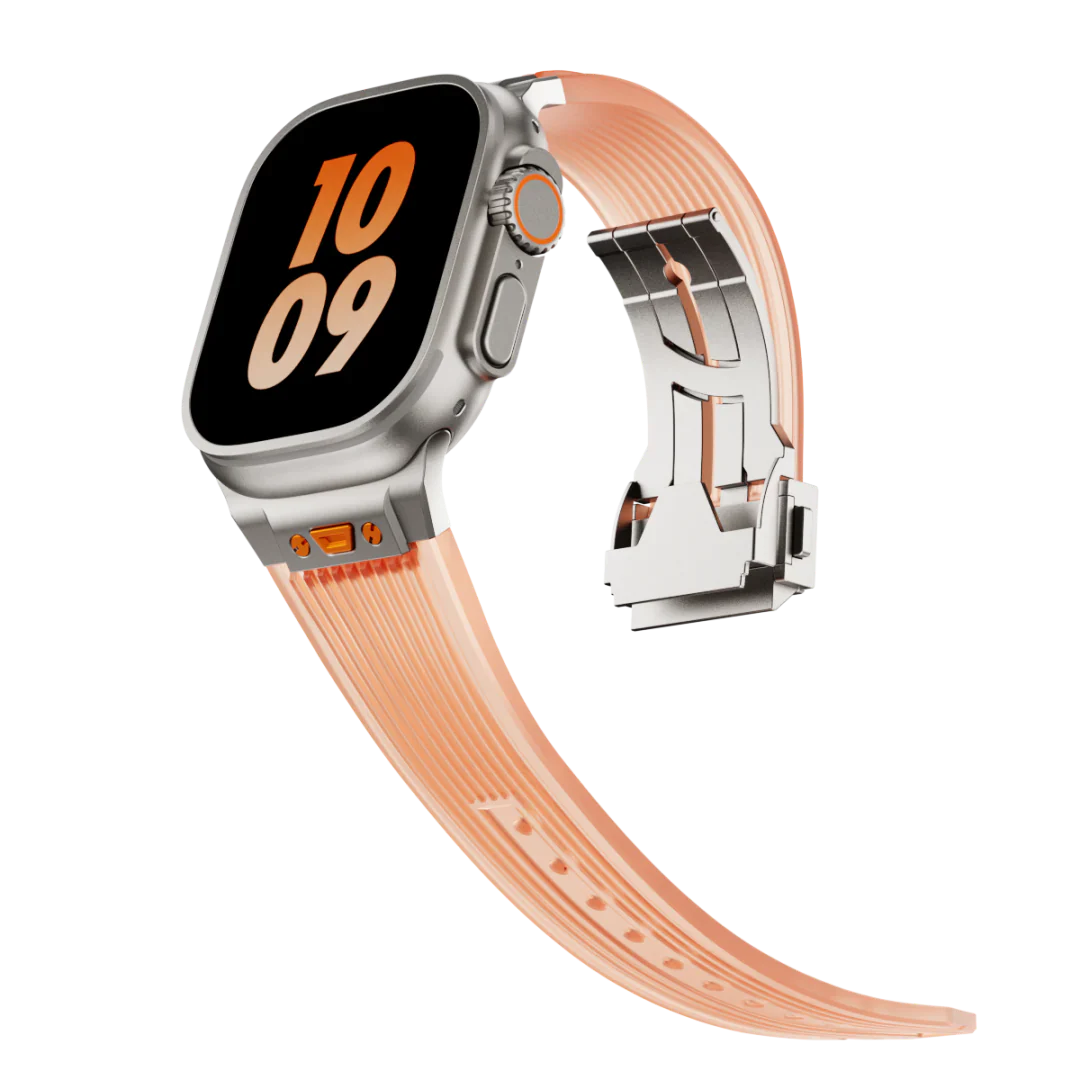 Avenza | Klar silikonerem til Apple Watch | Lersk