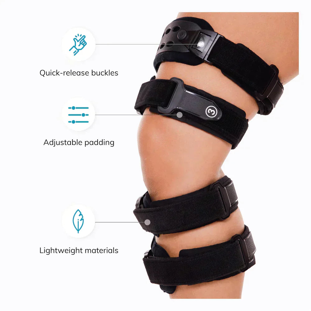 NovaStride Knee Unloader Brace with Medial-Lateral Support for Mobility | Lersk