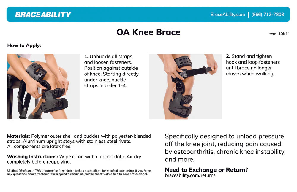 NovaStride Knee Unloader Brace with Medial-Lateral Support for Mobility | Lersk