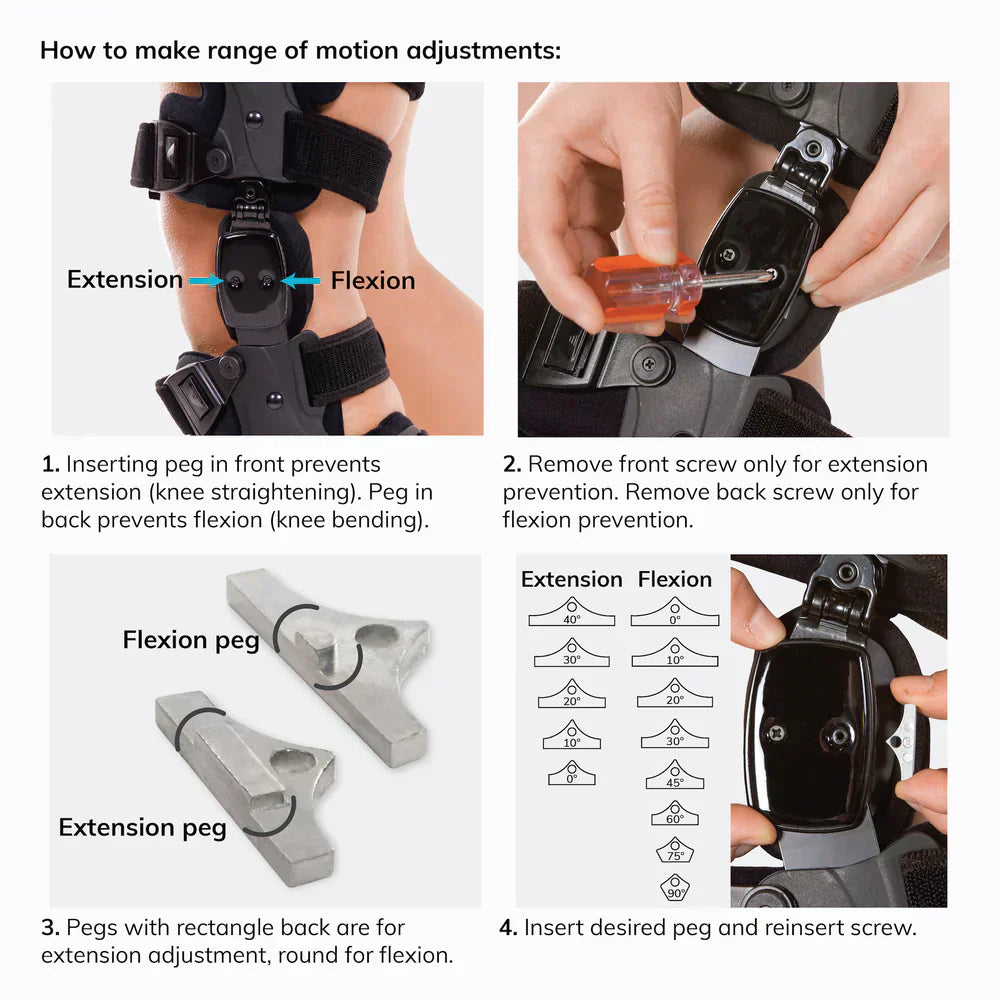 NovaStride Knee Unloader Brace with Medial-Lateral Support for Mobility | Lersk