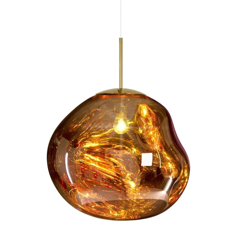 Lampade a sospensione AstraLuma Lava con finitura in vetro a quattro colori | Lersk