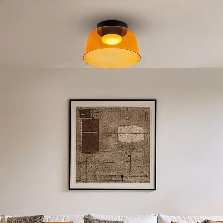 Lumenweave Nordic Ceiling Light With Handcrafted Glass Shade | Lersk