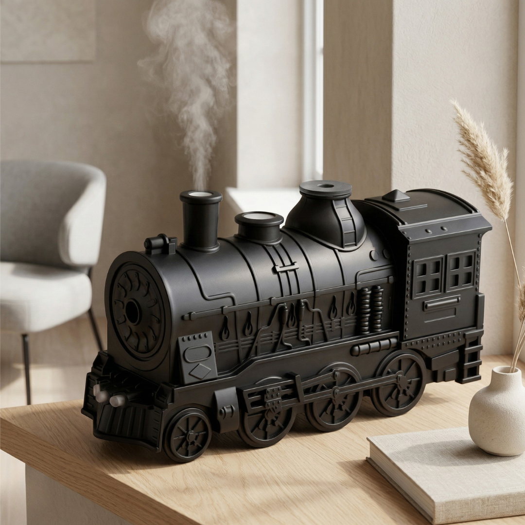 Luftbefeuchter im Zug-Design mit kühlem Nebel | Lersk