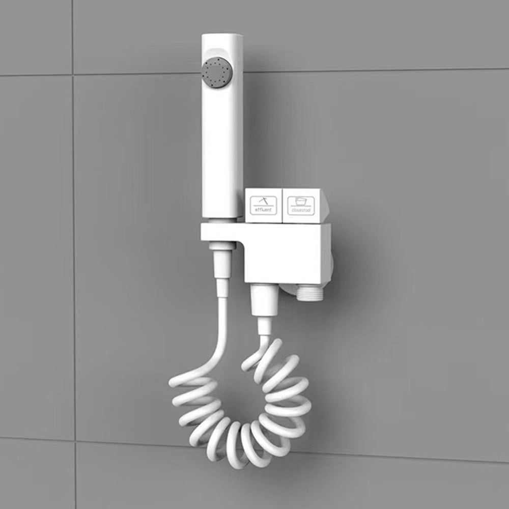 Miraqua Håndholdt Toilet Bidet Sprøjte Sæt med Dobbelt Udgangsvinkelventil | Lersk