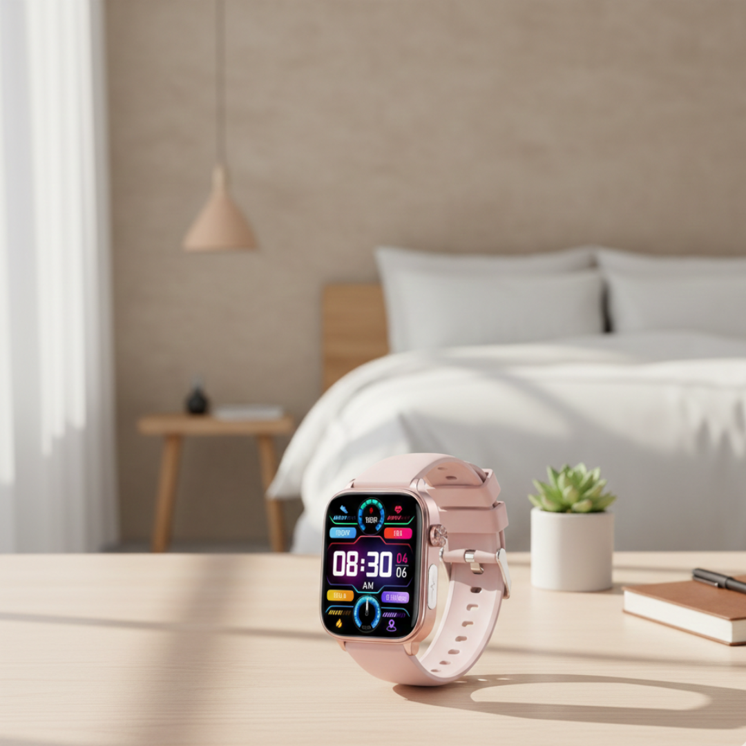Smartwatch mit AMOLED-Display und Bluetooth-Anruffunktion, wasserdicht, für den täglichen Gebrauch | Lersk