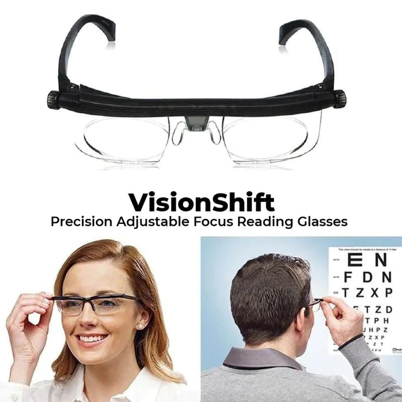 VisionShift Einstellbare Fokusbrille von VisionShift für den täglichen Gebrauch beim Lesen und Sehen | Lersk