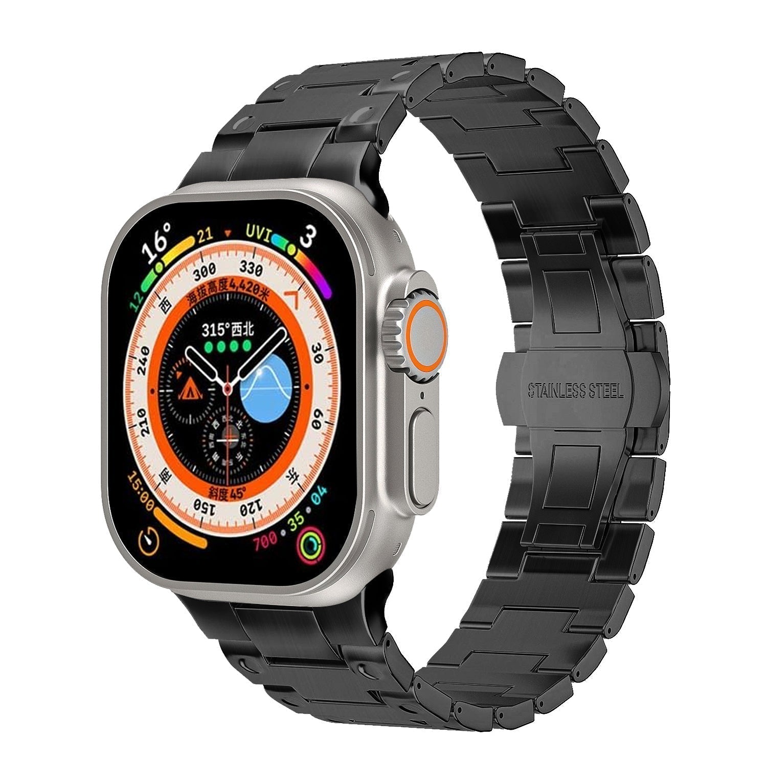 Kirrea rustfrit stål rem til Apple Watch | Lersk