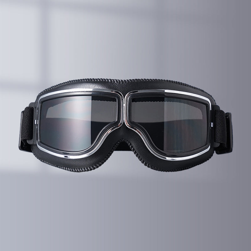RoadRider Vintage Motorcycle Goggles With Interchangeable Lenses And Comfort Padding | Lersk