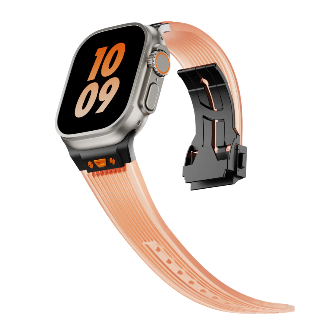 Avenza | Klar silikonerem til Apple Watch | Lersk