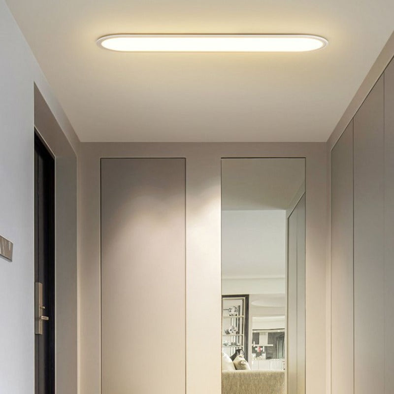 NovaOval Slim oval loftlampe til stuer og hjem | Lersk