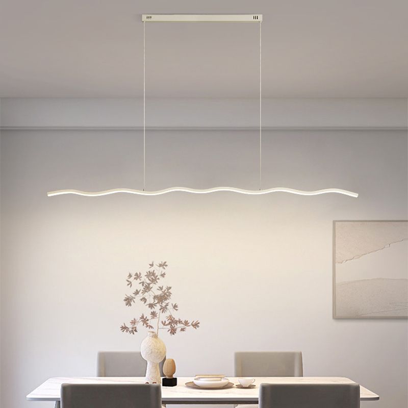 Lampa wisząca LumiNova nowoczesna LED w czerni i bieli | Lersk