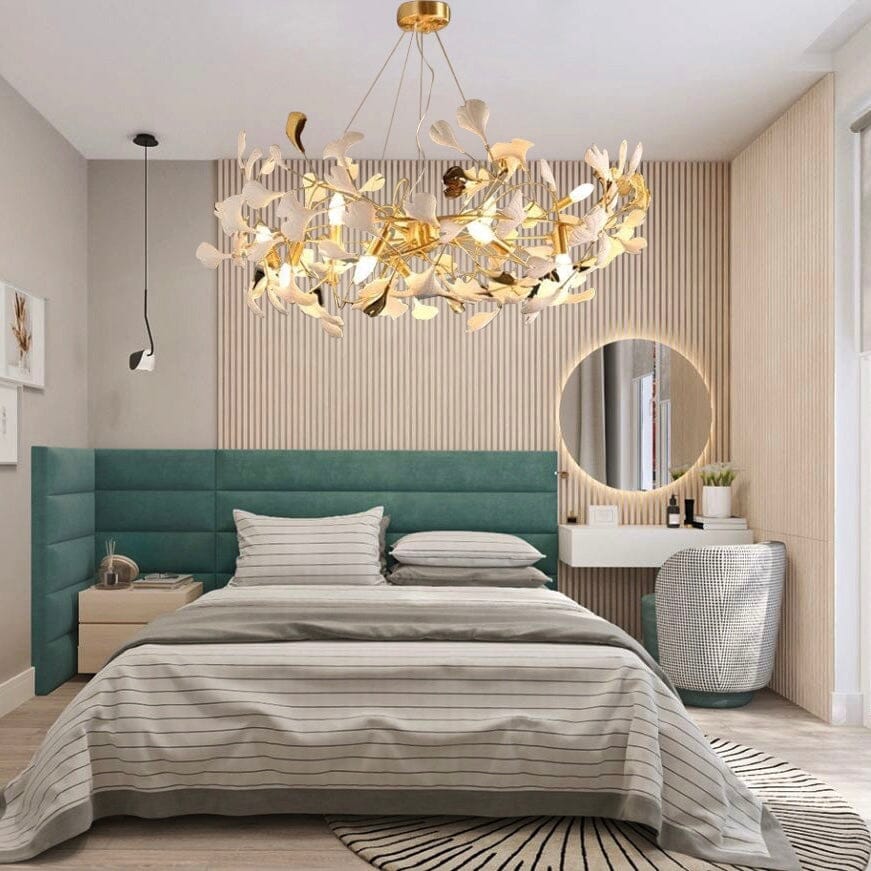 Lampadario in ceramica LumaPetal con LED dimmerabili e luce soffusa | Lersk