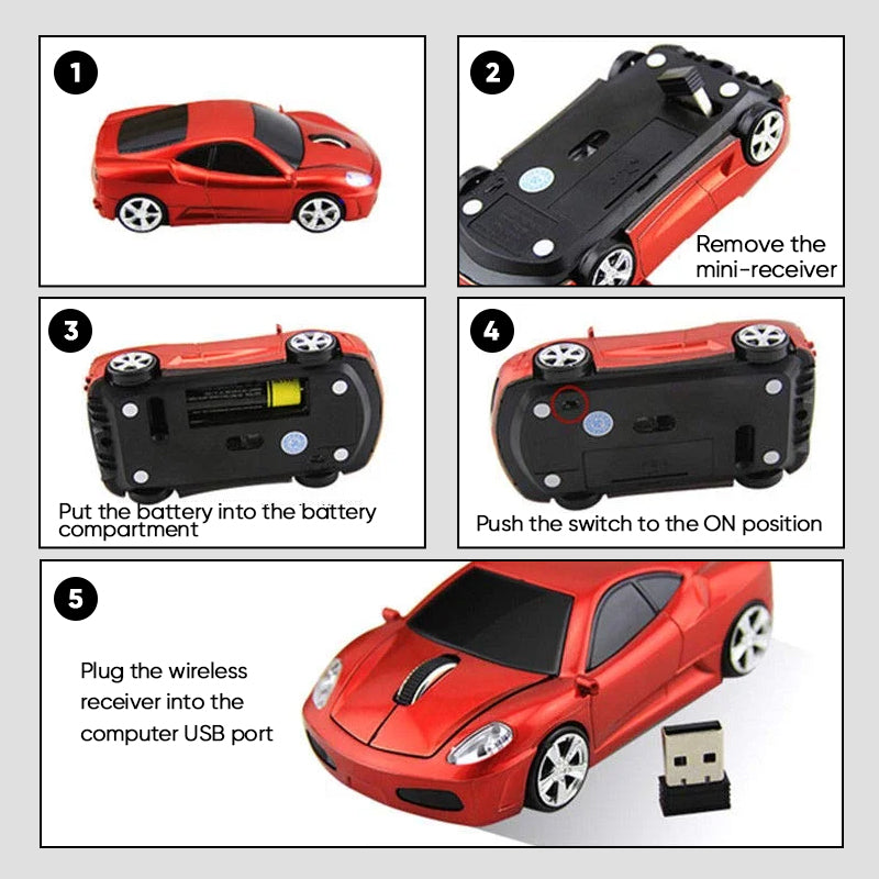 Bezprzewodowa mysz w kształcie sportowego samochodu Cool Sport Car Shape Bezprzewodowa mysz w kształcie sportowego samochodu Cool Sport Car Shape Bezprzewodowa mysz w kształcie sportowego samochodu Cool Sport Car Shape | Lersk