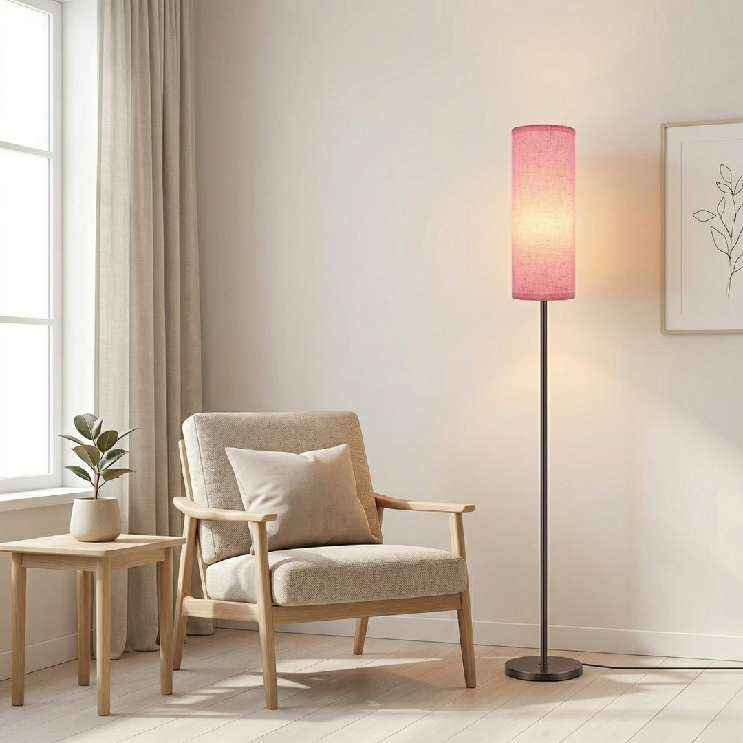 Lampa podłogowa RGB z kontrolą przez aplikację do oświetlenia i atmosfery w domu | Lersk