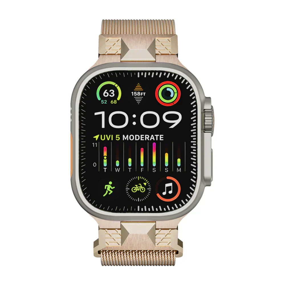 Ardento Milan Magnetisk Metalrem til Apple Watch | Lersk