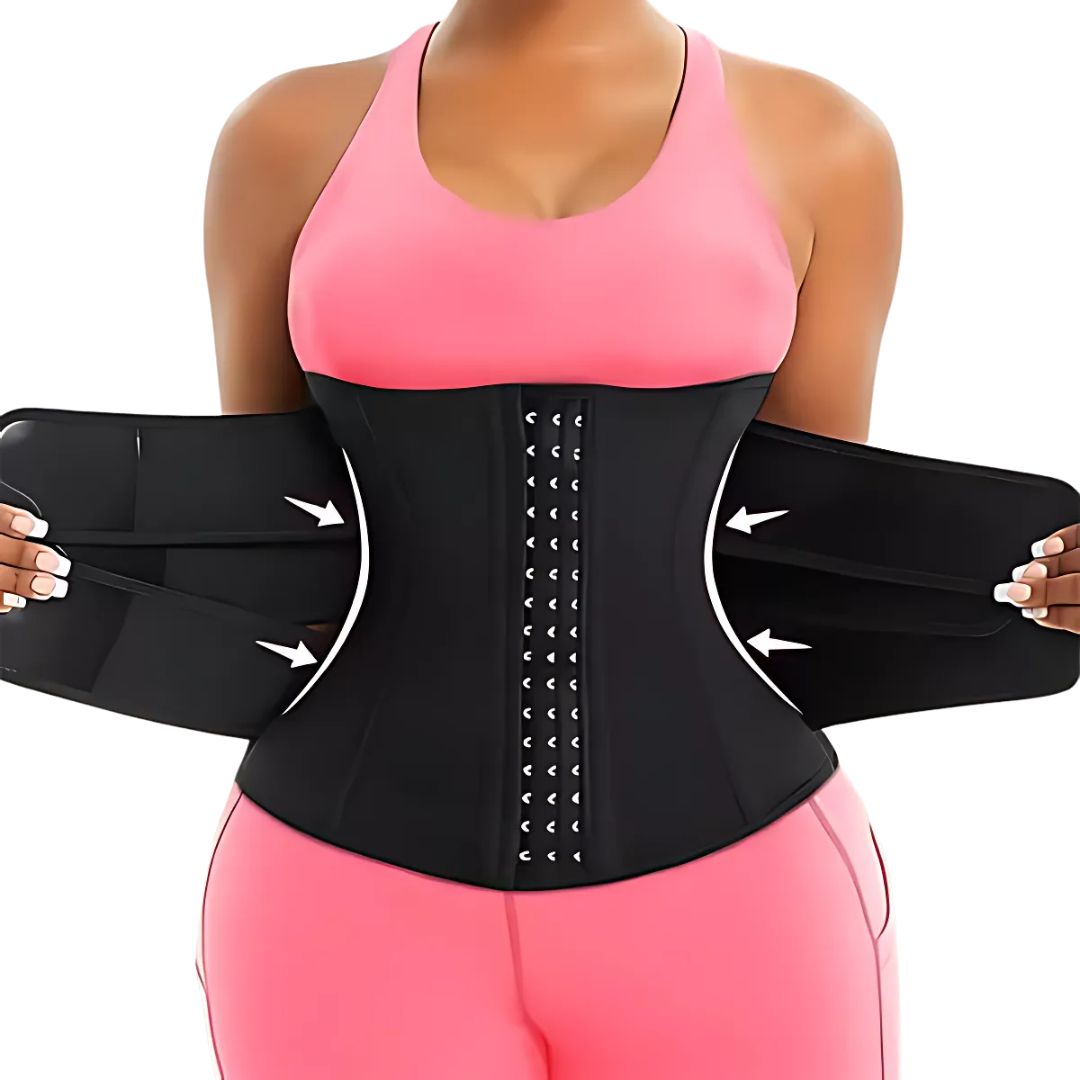 ThermoCore Waist Trainer Belt With Triple Compression Breathable Neoprene Fit Post-Workout And Postpartum Use | Lersk