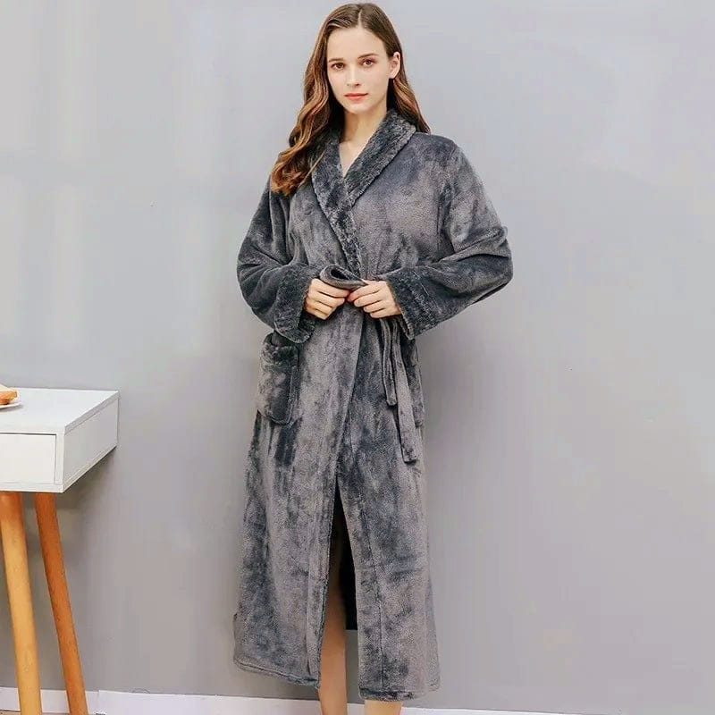 Albornoz de lujo unisex para calor en invierno y confort de spa en casa | Lersk
