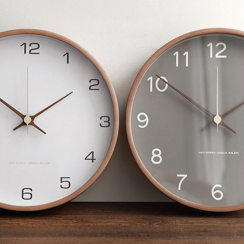 TimberGlow Wooden Wall Clock for Home and Living Room Decor | Lersk